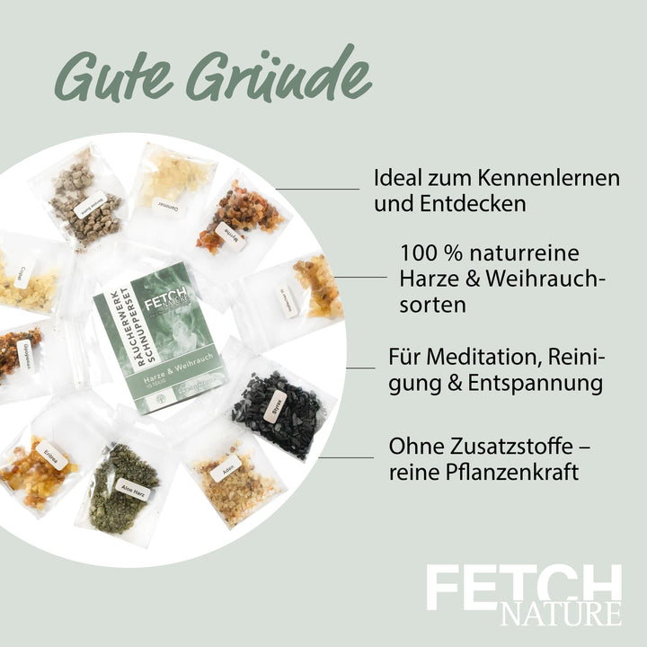 Schnupperset „Harze & Weihrauch“
