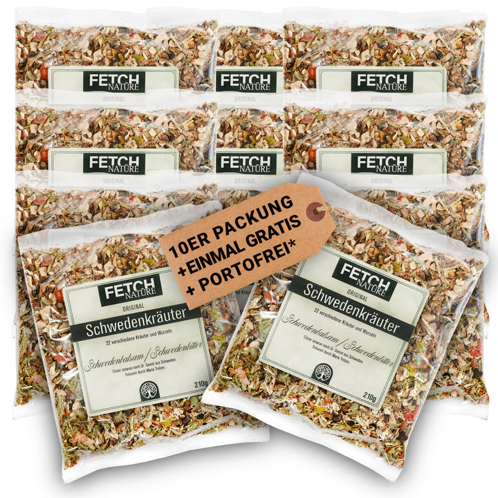 1x GRATIS + PORTOFREI | 10er Pack - Original Schwedenbalsam / Schwedenkräuter