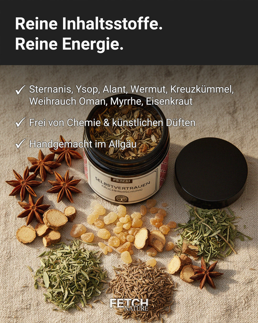 Selbstvertrauen Räuchermischung - Stärke dein Selbstvertrauen