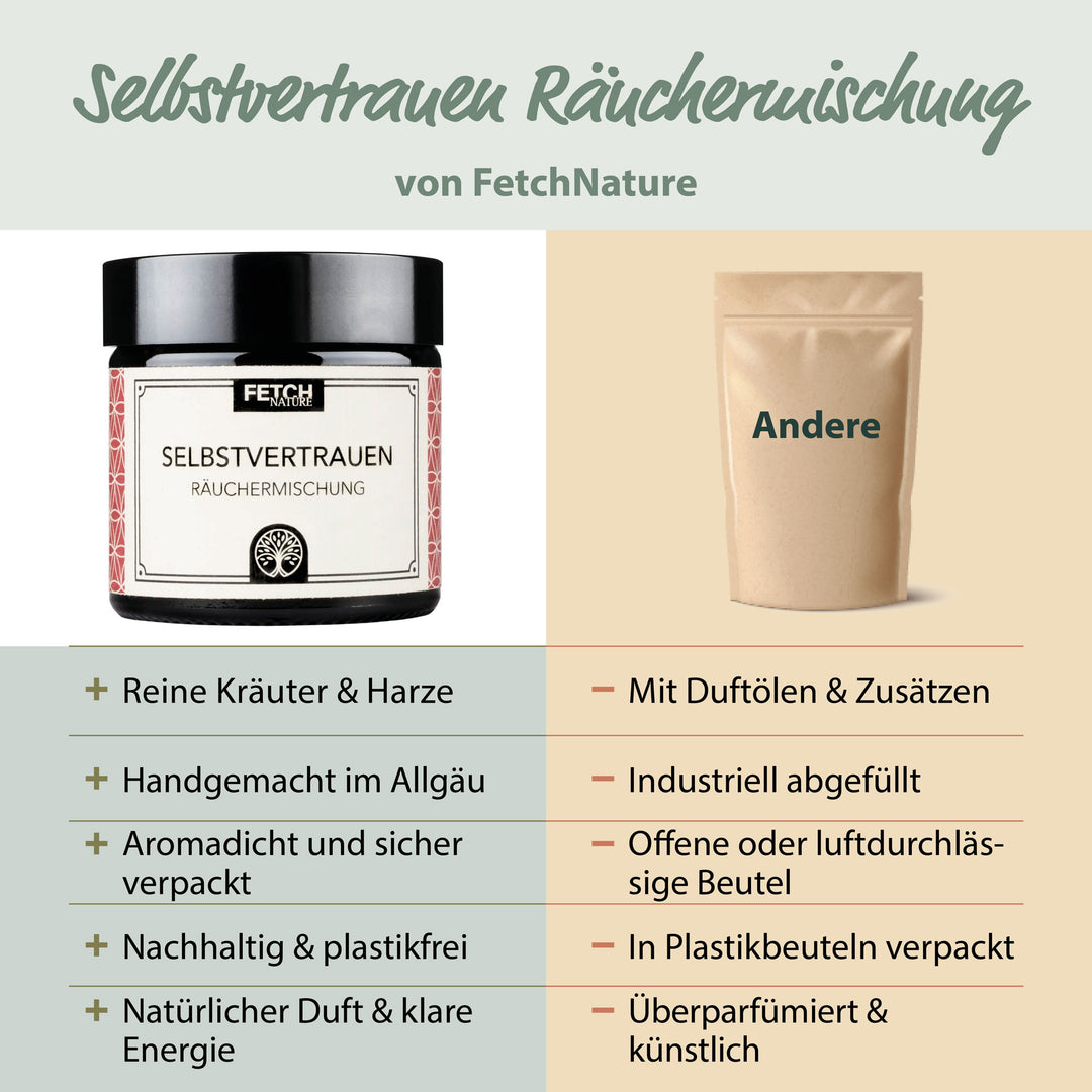 Selbstvertrauen Räuchermischung - Stärke dein Selbstvertrauen